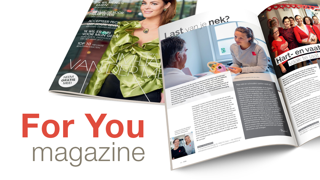 For You Magazine Last van je Nek